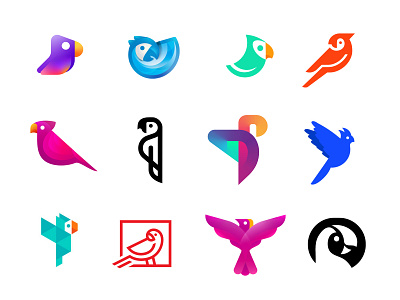 Parrot Logo Collection by Conceptic on Dribbble