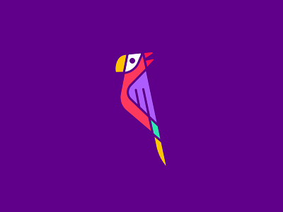 Parrot logo bird logo parrot