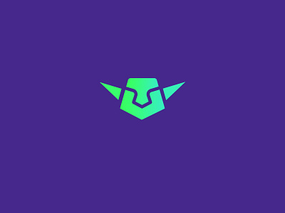 goblin logo esport face fantasy game gaming goblin head legend logo minimal monster