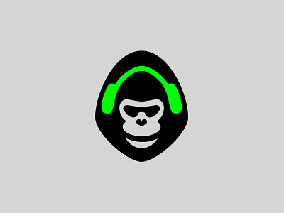 Gorilla Music gorilla logo music sound