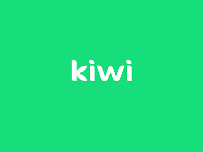 Kiwi Logotype fruit kiwi logotype typography