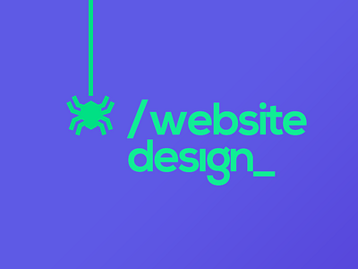 Wevsite designs design logo minimal spider webdesign website
