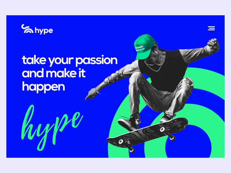 Hype elephant logo minimal webdesign website