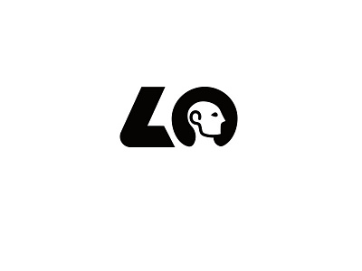 LO head logo mark minimal