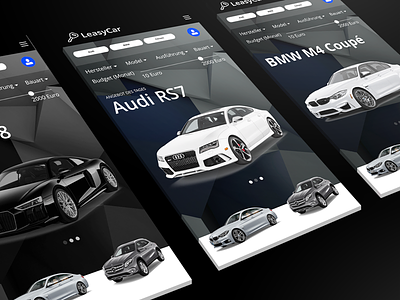E-Commerce Concept design ecommerce filters gallery mobile platform responsive slider webshop