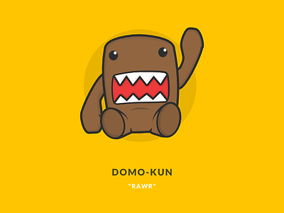 DOMO KUN character cute domo domo kun illustration japanese mascotte monster vector