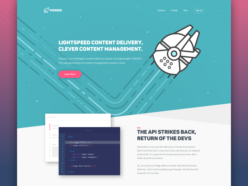 App Website by Alex Dixon on Dribbble