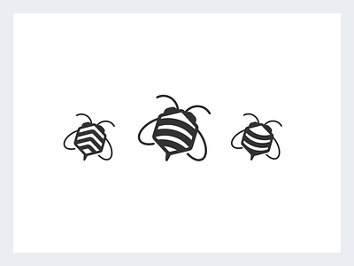 Bumble bee logo by Alex Dixon for Riot & Rebel on Dribbble