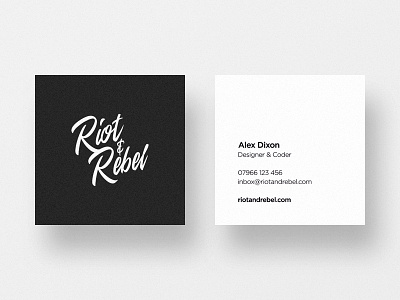 Personal Business Cards branding business card business cards business stationery card clean contact card freelance logo minimalist personal simple