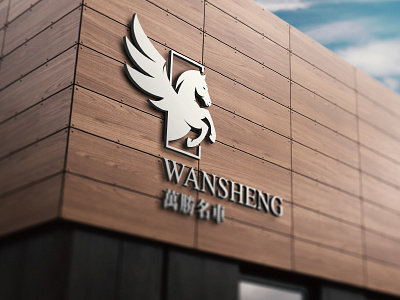 WANSEHNG design illustration logo 品牌