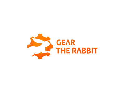 GEAR THE RABBIT design illustration logo 品牌 商标 设计