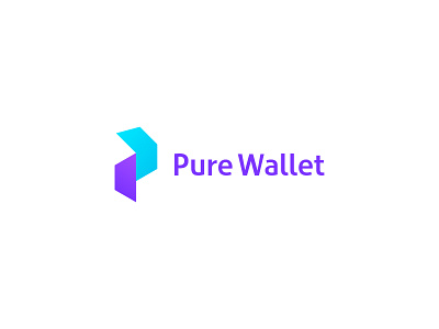 Purewallet design illustration logo 品牌 商标