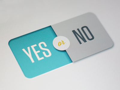 Segmented Yes/No Button