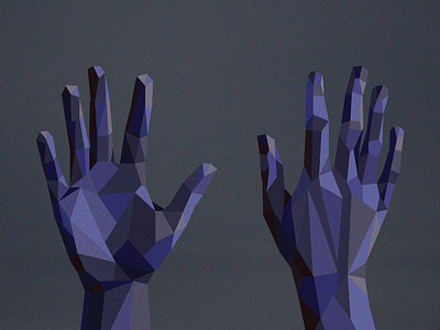 Just playing around geometric hands illustration planes