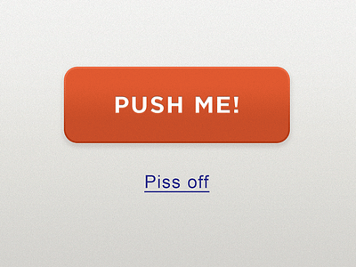 Push Me button orange ui
