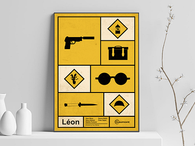 Leon the Professional design fan art illustration leon the professional poster art sketch app vector