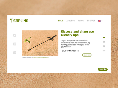 Sapling website