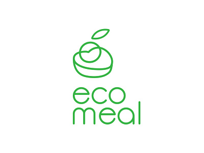 Ecomeal branding design identity logo logodesigner logotype
