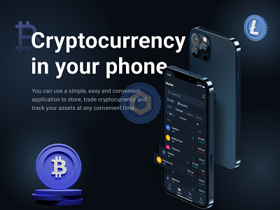 EasyСrypt mobile app app application bitcoin blockchain crypto cryptocurrency design figma finance mobil mobildesign trading ui ui design user interface ux вебдизайн