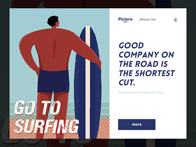 Go to surfing design illustration ui 插图 设计