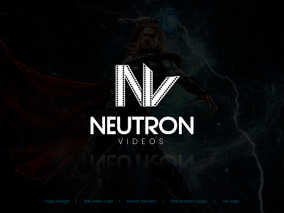 Neutron Videos icon logo vector