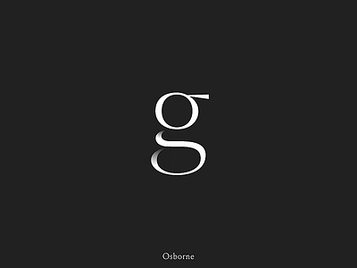 Letter g logo mark