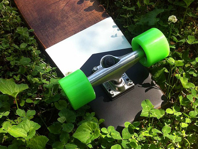 Lucretius board build custom diy hand made sk8 skate skater slimeball trucks wheels wood