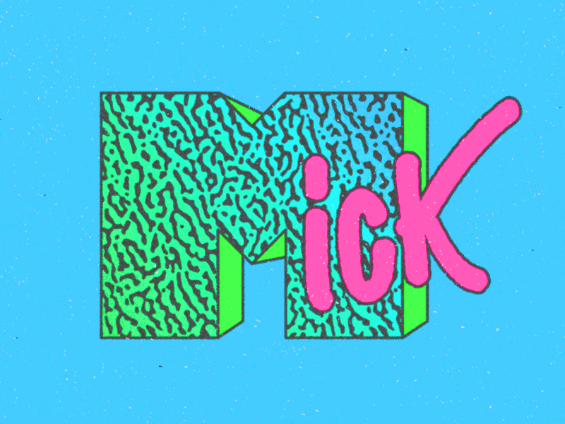 Stereo+Video animated animation color gif mick mtv punk type yay
