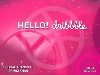 Hello Dribbble! design first design first dribbble shot hello hello dribble ui ux vector