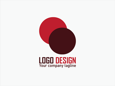 Round Layered Logo Design