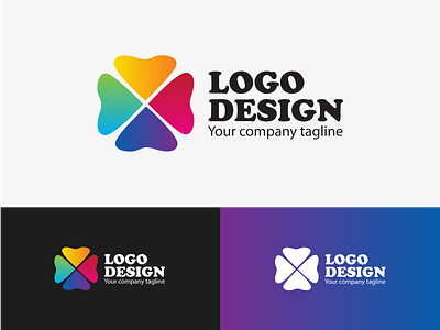Clover Flower Logo Design branding concept design design illustration logo logo concept logo design vector