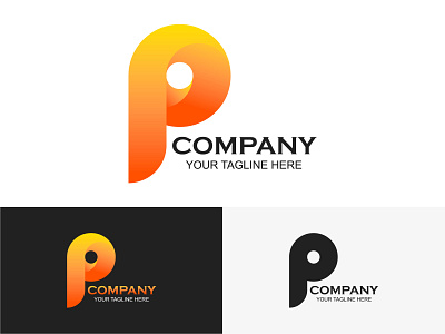 Initial P Logo Design