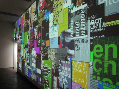 Posterwall generated kinect posterwall processing tweets twitter typography