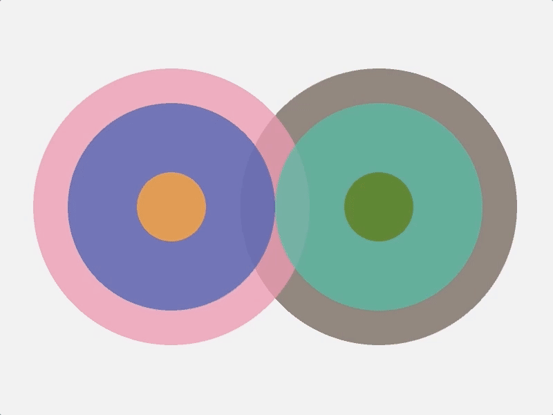 moving circles animation circles colour experiment karel martens processing
