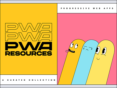PWA Resources affinity designer art artwork colorful design graphic design illustration psychedelic pwa trippy vector vector art web apps web design webpage