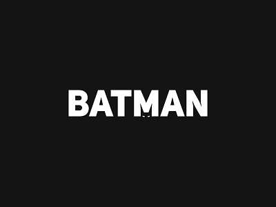 Batman Minimalist Poster batman bruce wayne comic creative dccomics design flat icon lettering logo minimal superhero vector web