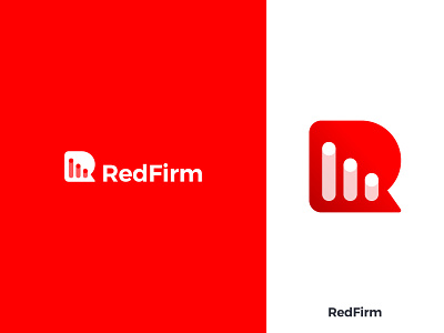 RedFirm Logo app branding creative design identity lettering logo market minimal stock typeface typography ui web