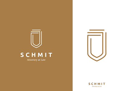 Schmit Logo branding creative design flat icon identity law lawyer lettering logo minimal typography ui web