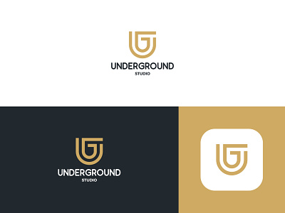Underground Logo branding creative design flat icon identiy logo minimal ui ux web