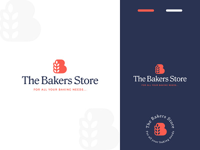 Logo Concept for a Baking Products Store. animation branding creative design graphic design logo minimal typography ui vector web