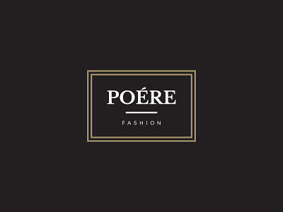 Poére - Life Style Brand branding clothing fashion lifestyle logo