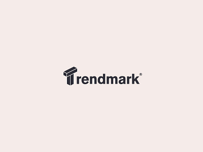 Trendmark Logo advertisement agency concept creative design digital graphic logo marketing minimal vector