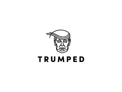 You just got Trumped! adobe america branding creative design donald gop illustration logo minimal potus republicans trump typography usa vector