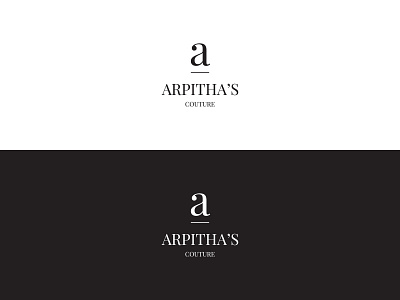 Arpitha's Couture brand identity branding business company creative design fashion fashion brand fashion design flat icon identity logo minimal monogram type typography vector web website