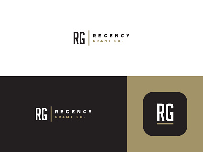 Regency Grant Logo adobe app art branding clean company creative design flat graphicdesign icon identity illustrator lettering logo minimal type typography vector web