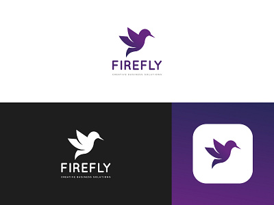 Firefly Logo adobe app branding business clean company creative design flat graphicdesign icon identity illustrator lettering logo minimal type typography web website