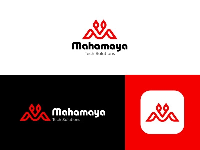 Athene Arts Mahamaya Dribbble app branding company creative design icon logo minimal typography web