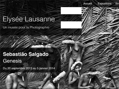 Redesign Musée de l'Elysée, Lausanne elysee musee museum redesign webdesign