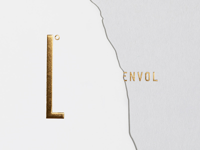 L'envol menu and stationary branding graphic design logo logotype print