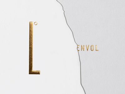 L'envol menu and stationary branding graphic design logo logotype print